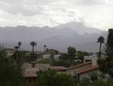 A rainy day in Fountain Hills Arizona